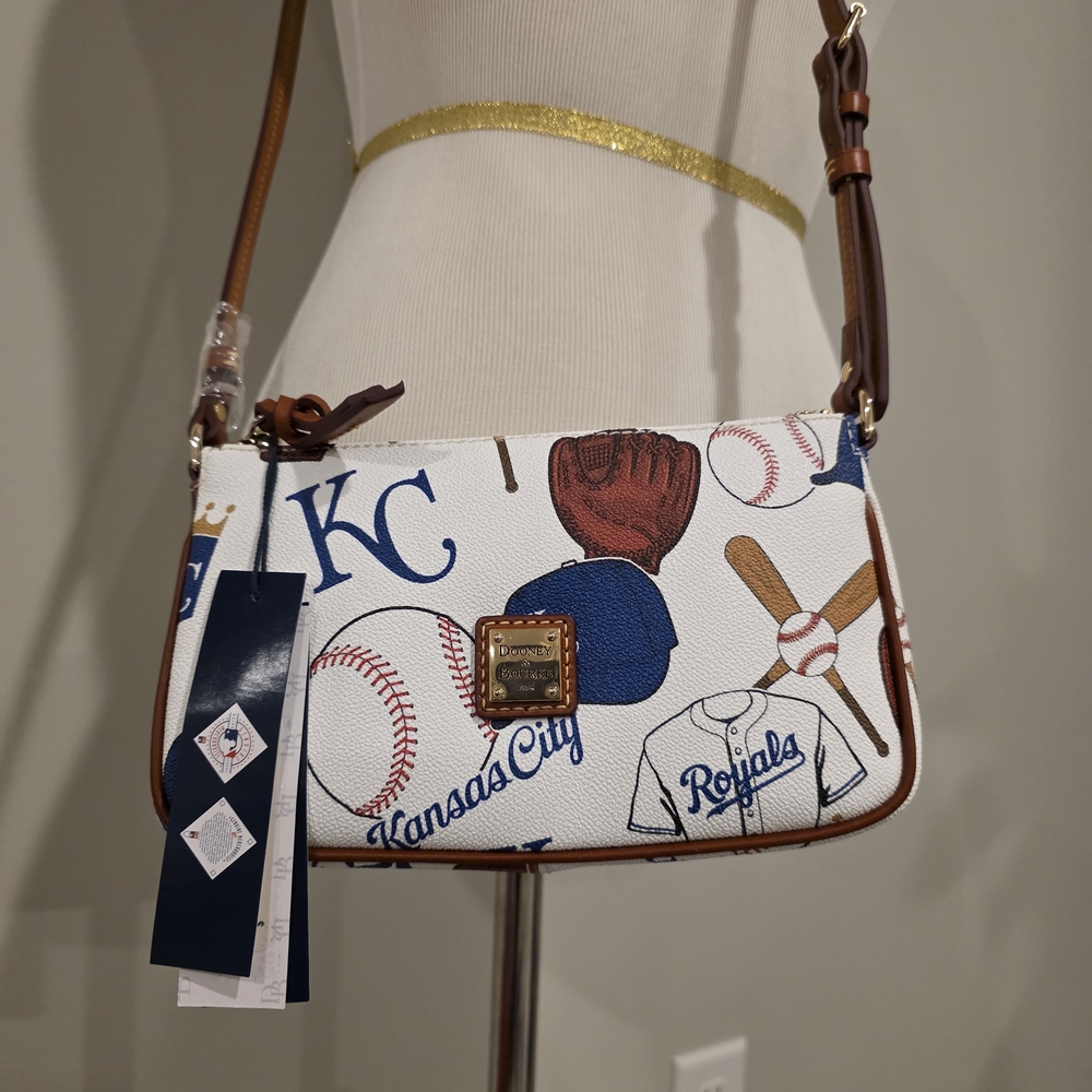 Dooney & Bourke Kansas City Royals White Crossbody Bag